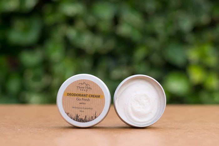 Three Hill Soap Deodorant Cream-Go Fresh