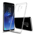 Transparent soft clear case for Samsung Series 9eight5 by Habicare, showing a sleek, protective cover with precise cutouts.