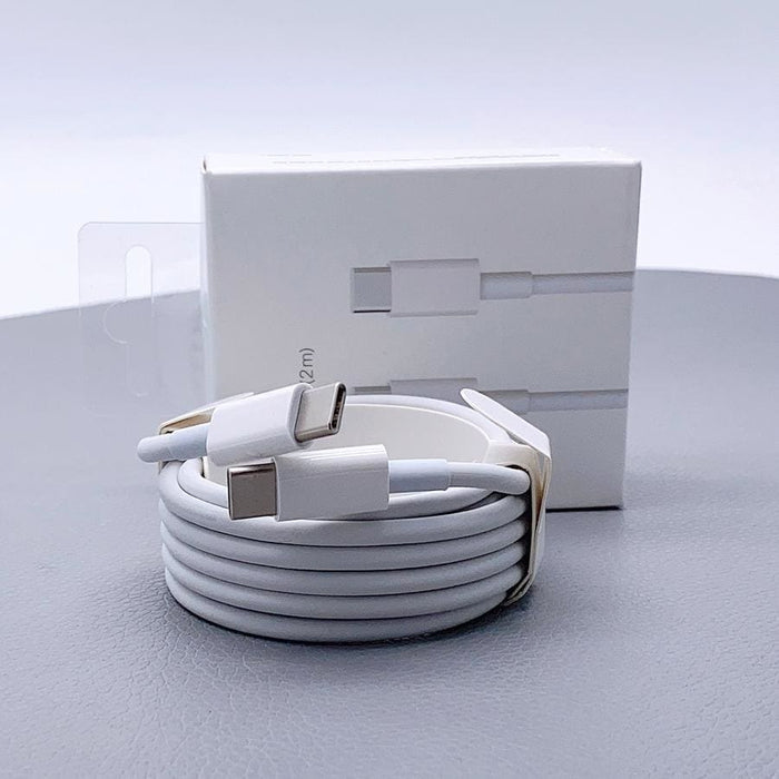 9eight5 2m Type C charger cable for phones and tablets, compatible with MacBook-type C devices, 85W capacity.