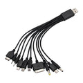 9eight5 universal phone charger cable for electronics accessories, shows a durable USB charging cable with flexible design.