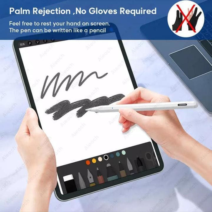 Black universal tablet pencil stylus for electronics accessories by 9eight5, designed for touchscreen tablets.