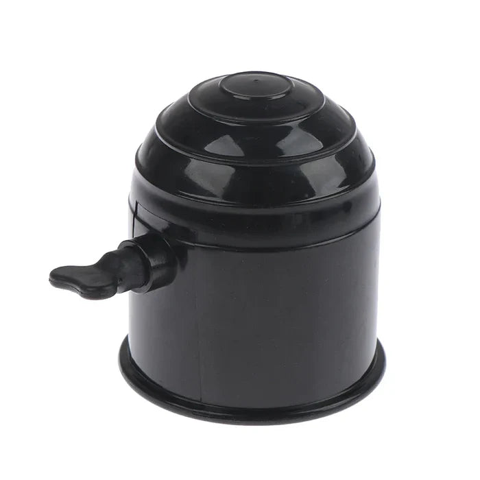 Habicare Universal Tow Bar Ball Cap Cover with Knob, black protective accessory for towing hitch ball.