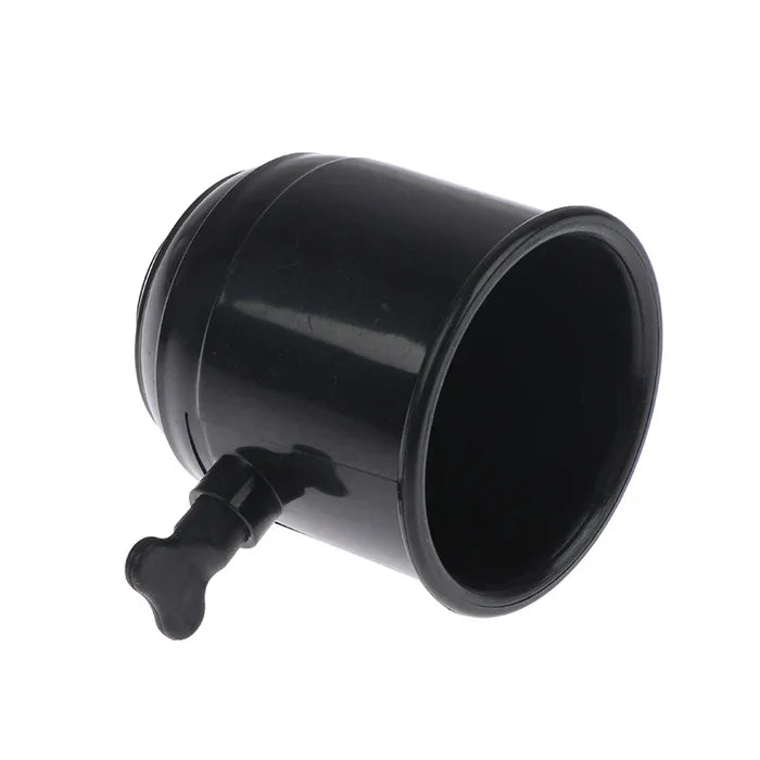Habicare Universal Tow Bar Ball Cap Cover with Knob, protective accessory for tow bars, shown in black with textured surface.