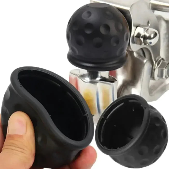 Habicare HBC universal tow bar ball cover cap, set of 2, protects trailer hitch balls from dirt and damage.