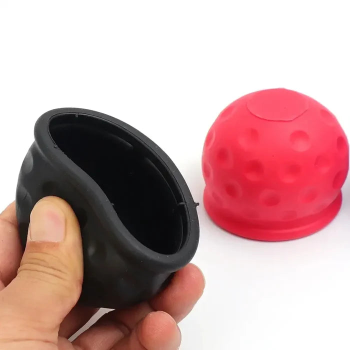 Habicare HBC universal tow bar ball cover cap, set of 1 or 2, protects trailer hitch ball from dirt and debris.