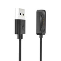 Black USB-A charger for OPPO Watch models X, X2, 4 Pro, 3/3 Pro, 2, SE, with 1-meter cable, compatible with That Watch Shop.