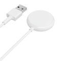 White USB-A magnetic charger cable for Google Pixel Watch 1st Gen, 1m length, compatible with smartwatch charging.