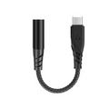 Techplus USB-C to 3.5mm headphone jack adapter for iPhone and car audio, AUX audio cable for seamless audio connection