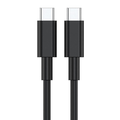 Black 1m USB-C to USB-C charger cable for Huawei phones by 9eight5, ideal for fast charging and data transfer.