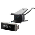 Habicare TWS USB charger cable for Fitbit Alta and Alta HR fitness trackers, shown connected to device for charging.