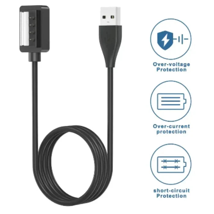 Habicare TWS USB charger for Suunto 9, Spartan, D5, and EON Core sports watches, compatible and easy to connect.