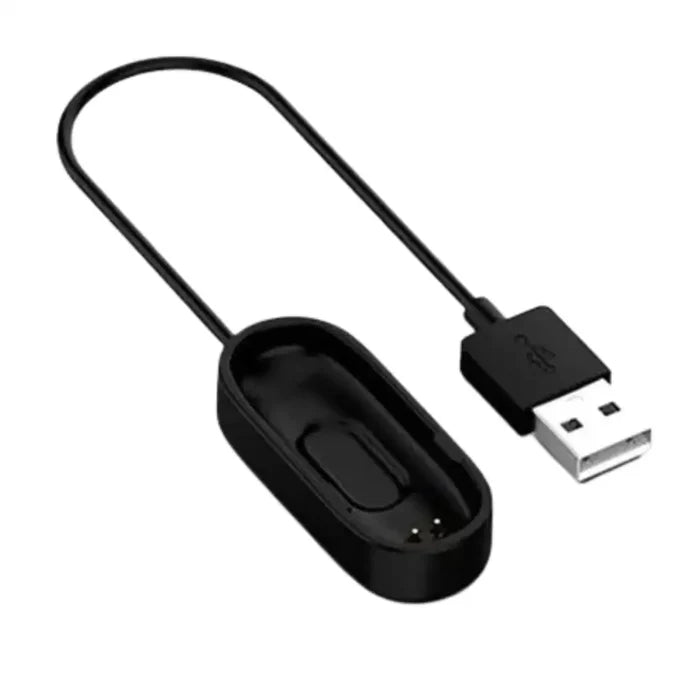 Habicare TWS USB charger for Xiaomi Mi Band 2 to 8, compact charging cable with secure connection for wearable devices.