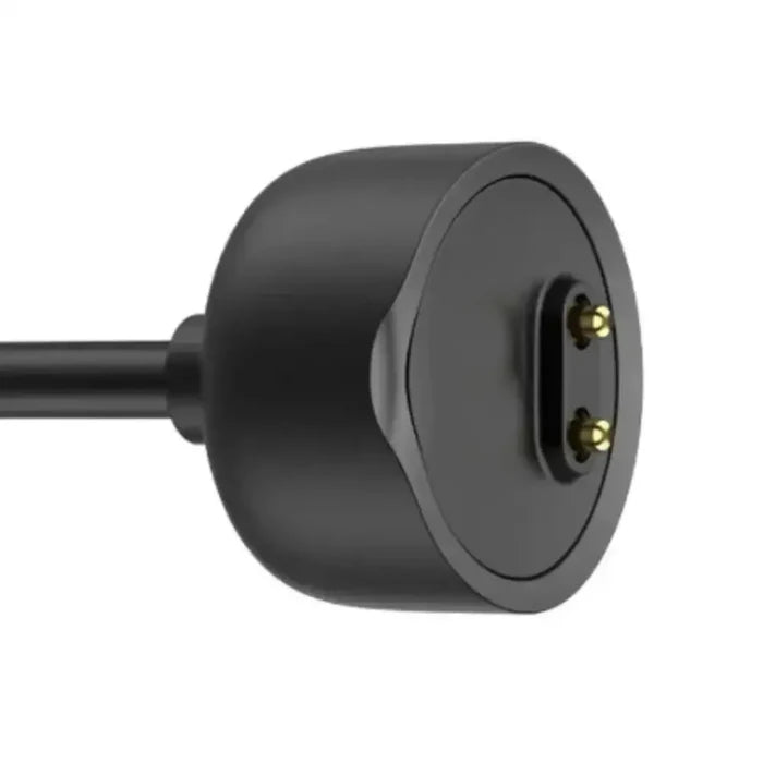 Habicare USB charger compatible with Xiaomi Mi Band 2 to 8, TWS-style charging dock for fitness tracker.