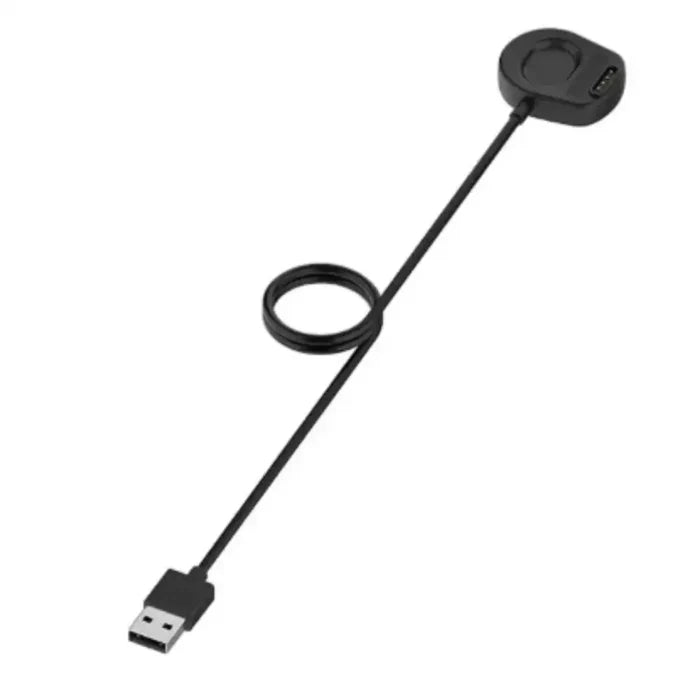 Habicare USB charging clip dock for Suunto 7 TWS smartwatch, compact charging accessory with secure clip and USB connection.
