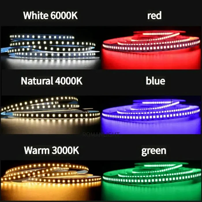 HBC USB LED strip light by Habicare with multiple color options, flexible design for ambient lighting or decorative use