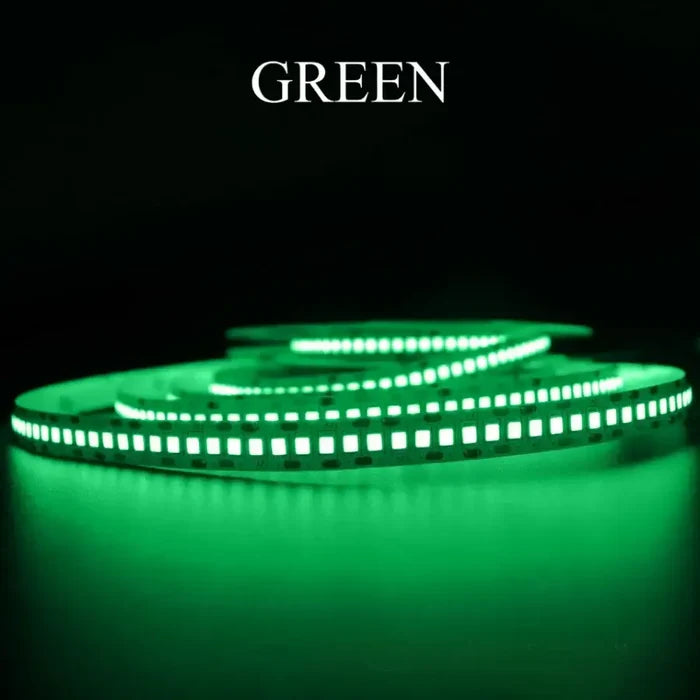 Green Habicare USB LED strip light with flexible design and multiple options for customizable lighting.