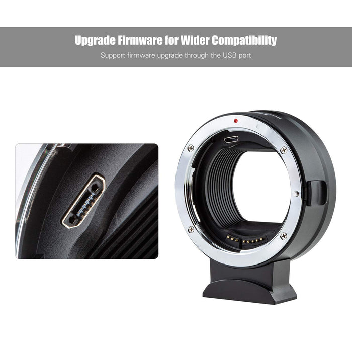 VILTROX EF-Z Lens Mount Adapter Ring Auto Focus Compatible with Canon EF/EF-S Lenses to Nikon Z6/Z7/Z50 Cameras - Digitek