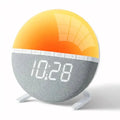 Habicare Wake-Up Light Sunrise Alarm Clock HBC with sunrise simulation and digital display, designed to gently wake you up.