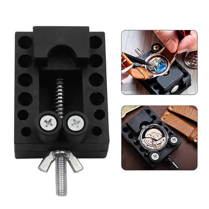 Watch Back Cover Remover Vice for watch repair, featuring precision tool for removing watch case backs.