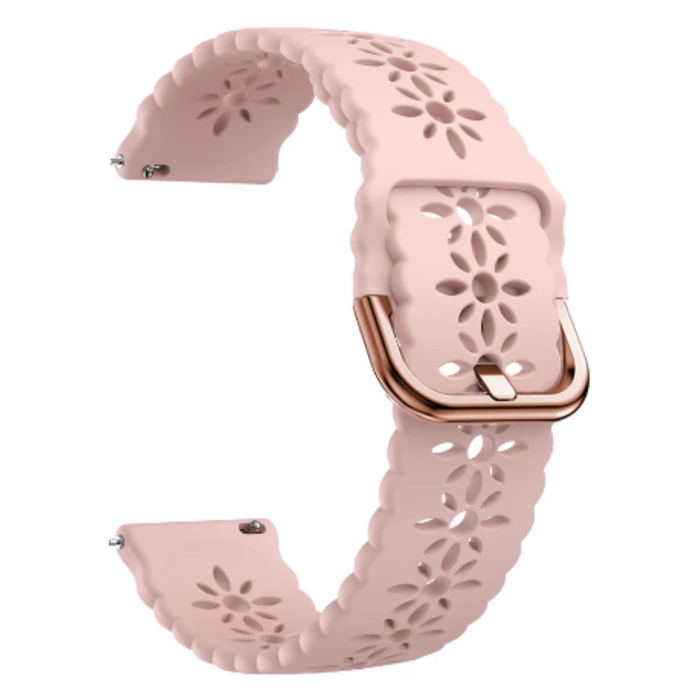 Habicare TWS watch band for Garmin Venu Series in various colors, shown in a close-up image of the band’s design and material.