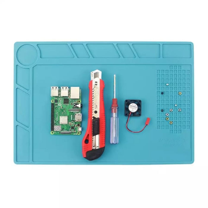 That Watch Shop watch tools electronics repair mat with watch repair tools and organized compartments for watch maintenance.