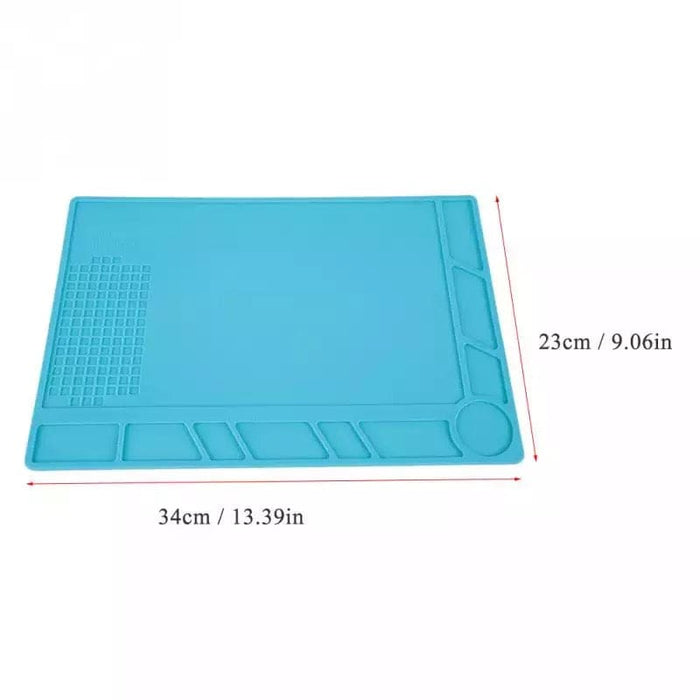 Watch repair electronics mat from That Watch Shop displaying a soft, anti-static surface for watch tool and electronics repair.