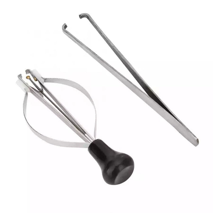 Watch hand removal and fitment tool from That Watch Shop, designed for precise watch hand adjustments and repairs.