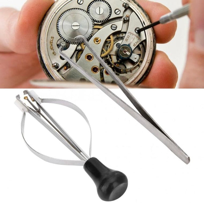 Watch hand removal and fitment tool from That Watch Shop, designed for precise watch hand adjustments and repairs.
