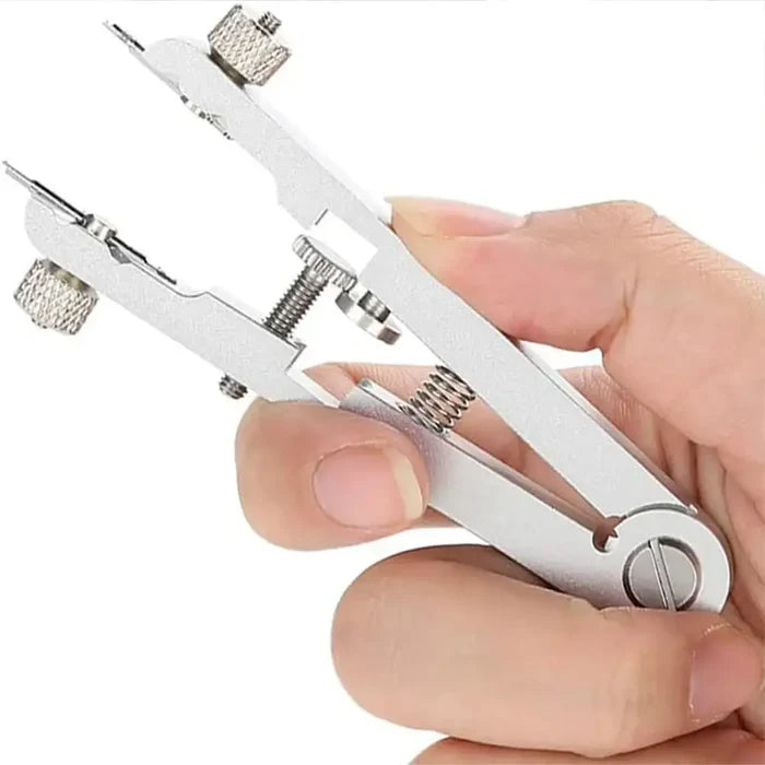 Habicare HBC Watch Spring Bar Pliers with ergonomic handles for removing and installing watch spring bars.