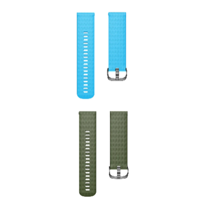 Habicare TWS watch strap for Garmin Approach S12/S42 series, 20mm wide, in three color options, made for Garmin sports watches.