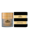 The Honey Collection Water Boosting Honey Day Shield moisturizer in a medium-sized jar with honey-colored cream and label.