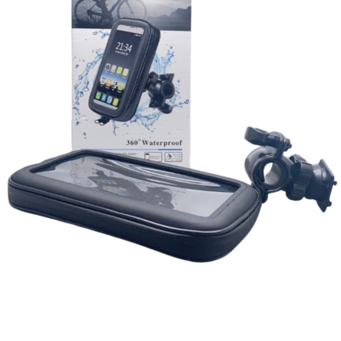 Waterproof 9eight5 bicycle and e-scooter phone holder case for Samsung, designed for secure, water-resistant phone protection.
