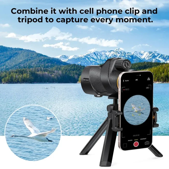 Habicare waterproof Monocular SS with compact design, featuring a clear lens and durable waterproof casing for outdoor use.