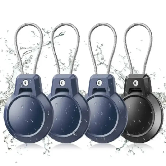 Habicare waterproof protective case for Apple AirTag TWS, shown in a clear view with secure sealing and durable design.