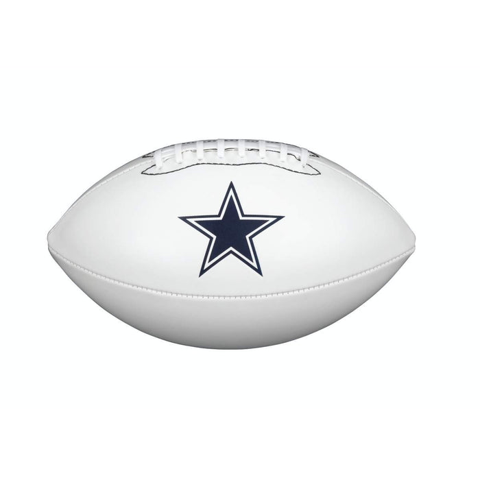 Wilson WTF1193IDDL  Wilson NFL Team Autograph Football - Dallas Cowboys