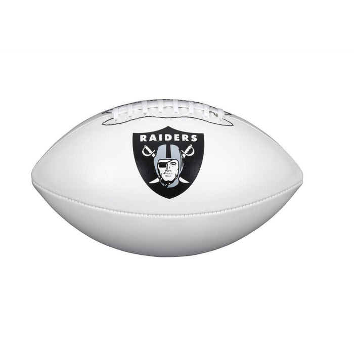 Wilson WTF1193IDOA  Wilson NFL Team Autograph Football - Oakland Raiders