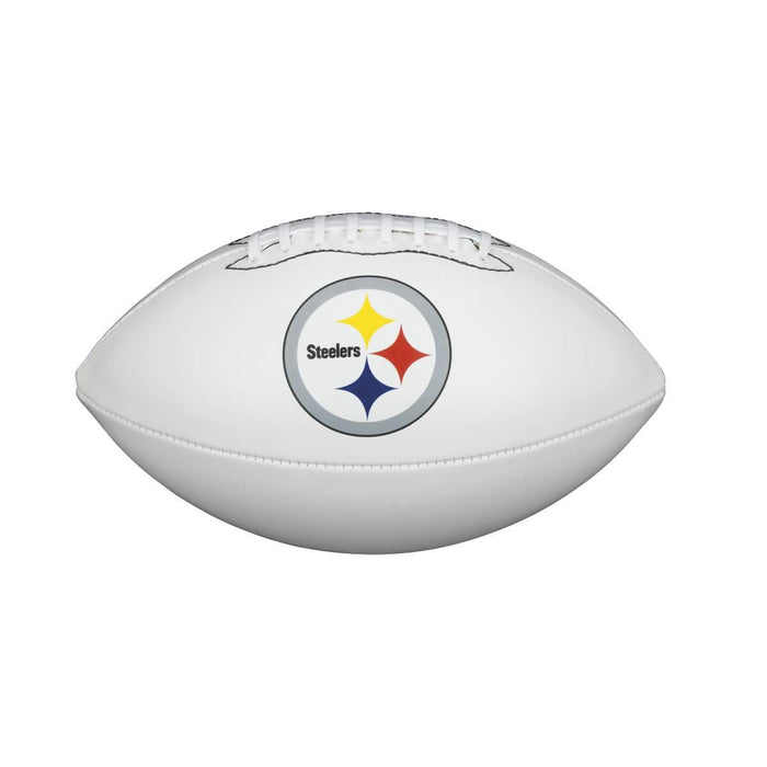 Wilson WTF1193IDPT  Wilson NFL Team Autograph Football - Pittsburgh Steelers