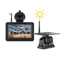 Wireless Solar 5-inch rear view monitor by HBC Habicare, showing the compact monitor with screen and mounting hardware.