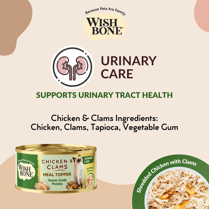 Kooky Kibble NZ Wishbone Urinary Care cat food topper bundle featuring wet food for feline urinary health.