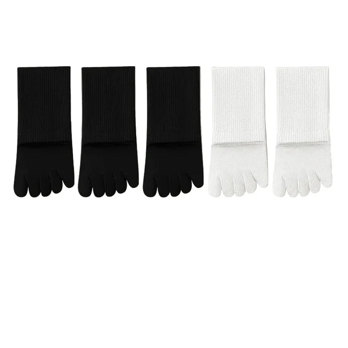 3Pcs Black & 2Pcs White / One size
