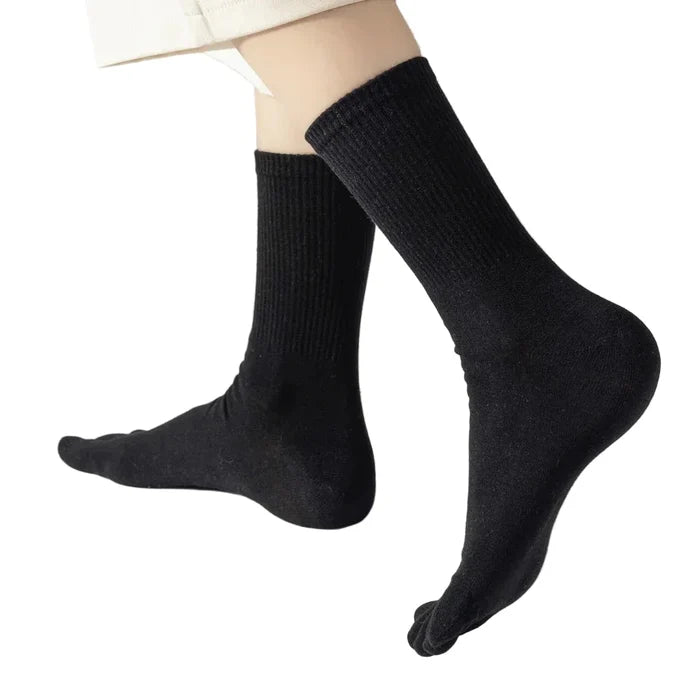 Set of five-toe socks for women, Habicare SS, featuring comfortable, breathable design in a 5 or 10 pair pack.