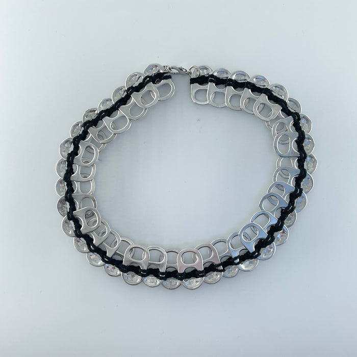can pull choker necklace with black threading
