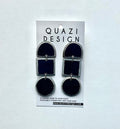 World Design Black EarringsQuazi Design - Black Paper Drop Earrings