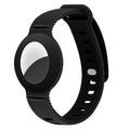 Habicare TWS AirTag wrist strap showing a sleek, adjustable band designed for secure attachment of AirTag tracking devices.