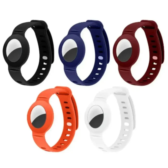 Habicare TWS AirTag wrist strap with secure loop for tracking devices, lightweight and durable for everyday use.