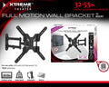 Xtreme Full Motion Wall Bracket TV Mount, 32in - 55in